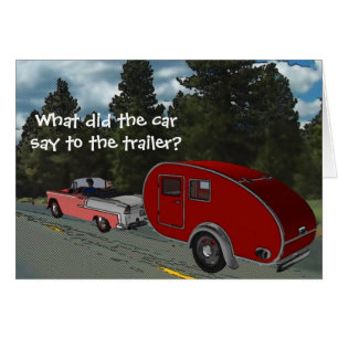 Camping ist meine lebenslustige Jochingkarte