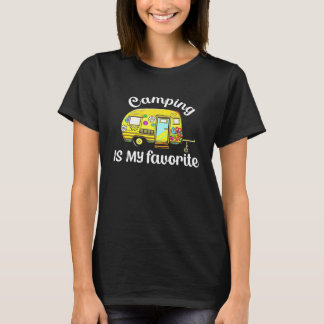 Camping ist meine Lieblingsjahreszeit Anhänger Cam T-Shirt