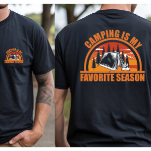 Camping ist meine Lieblingsjahreszeit lustiger Cam T-Shirt