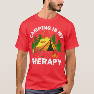 Camping ist meine Therapie Geschenk für Naturliebh T-Shirt