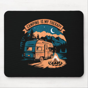 Camping ist meine Therapie  Mousepad