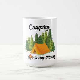 Camping ist meine Therapie niedlich Kaffeetasse