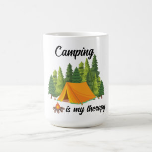 Camping ist meine Therapie niedlich Kaffeetasse