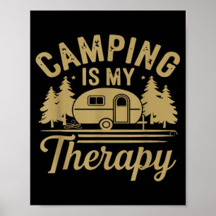 Camping ist meine Therapie  Poster