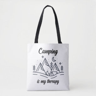 Camping ist meine Therapie schlicht minimalistisch
