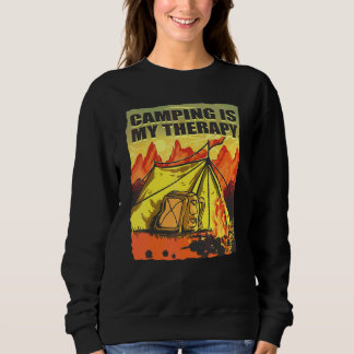 Camping ist meine Therapie Sweatshirt