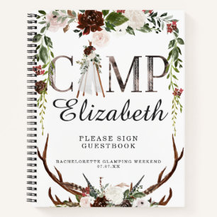 Camping Journal   Bachelorette Glamping Weekend Notizbuch