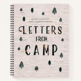 Camping Journal | Buchstaben aus dem Camp Journal Notizbuch