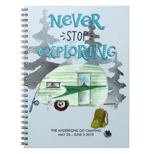 Camping Journal Individuelles Reisejournal Notizblock