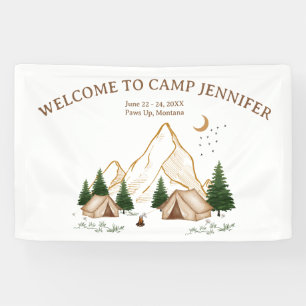 Camping-Junggesellinnen-Wochenende-Abenteuer Banner
