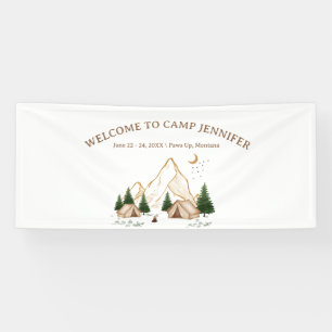 Camping-Junggesellinnen-Wochenende-Abenteuer Banner