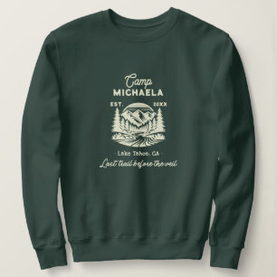Camping Junggesellinnenabschied Letzter Trail vor  Sweatshirt