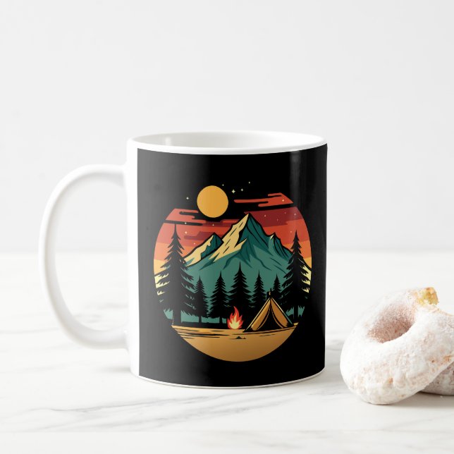 Camping Kaffeetasse (Mit Donut)