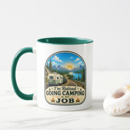 Camping-Kaffeetasse - Ich bin im Ruhestand! Tasse