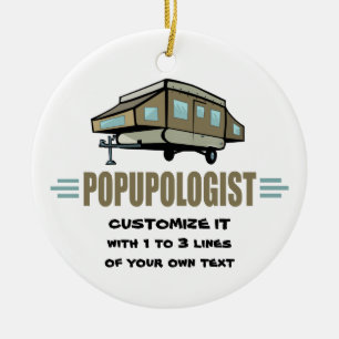 Camping Keramikornament