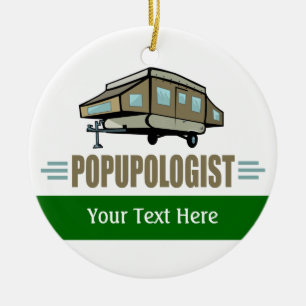 Camping Keramikornament