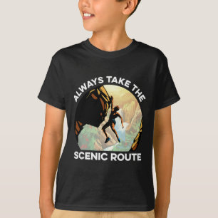 Camping Kletterabenteuer Natur Camper Wanderer T-Shirt