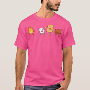 Camping Koch Geschenk S'Mores Camp Feuer T-Shirt