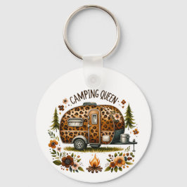 Camping-Königin-Schlüsselanhänger Schlüsselanhänger