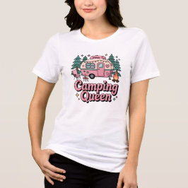 Camping-Königin Sublimations-Outdoor-Abenteuer Tri-Blend Shirt