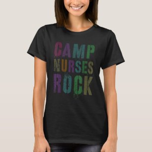 Camping-Krankenschwestern rocken Camping-Medizint T-Shirt