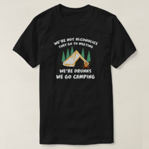 Camping Lagerfeuergebirge wandern, wandern T-Shirt