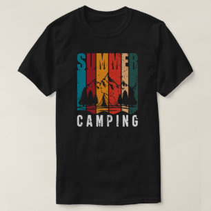 Camping Lagerfeuergebirge wandern, wandern T-Shirt
