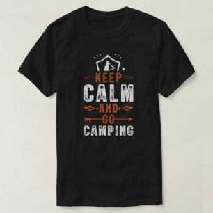 Camping Lagerfeuergebirge wandern, wandern T-Shirt