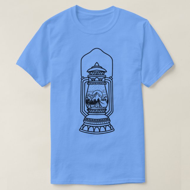 Camping Lantern T-Shirt (Design vorne)
