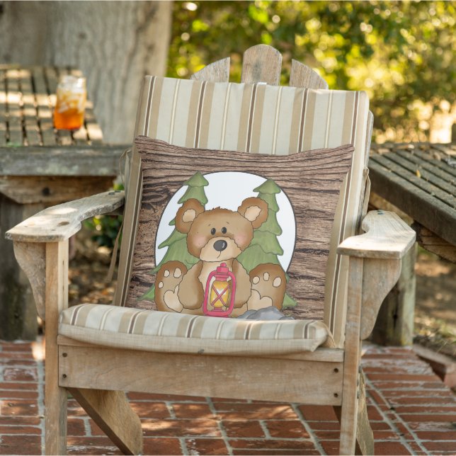 Camping Laterne Bear Fun Wire Kissen Für Draußen (Stuhl )