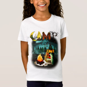 Camping Leben - Camping Natur Wandern Feuer Rucksa T-Shirt