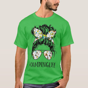 Camping-Leben Mama Camping-Humor Totenkopf Für Cam T-Shirt