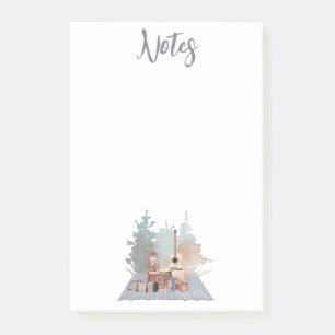 Camping-Leben Outdoor-Abenteuer Post-it Klebezettel