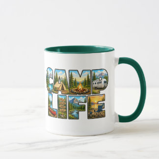 Camping-Leben-Tasse Tasse