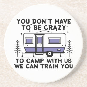 Camping Legend seit ewig Getränkeuntersetzer