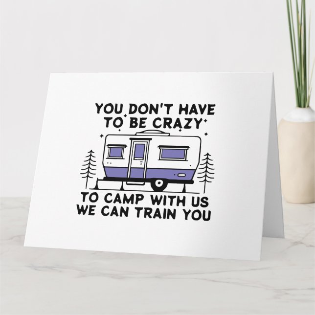 Camping Legend seit ewig Karte (Vorderseite)