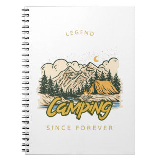 Camping Legend seit ewig Notizblock