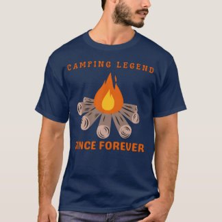Camping-Legende seit ewig Shirt Retro