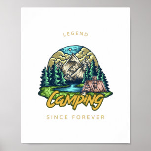 Camping-Legende seit Ewigkeiten Poster