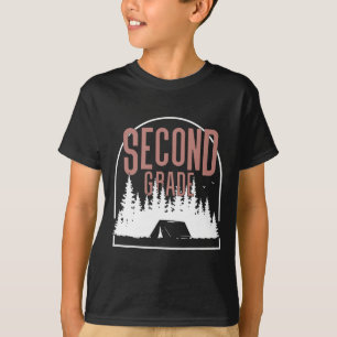 Camping Lehrer 2. Klasse Rückseite T T-Shirt