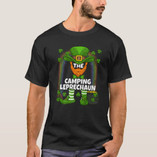Camping Leprechaun-Familie zum St. Patricks-Tag T-Shirt