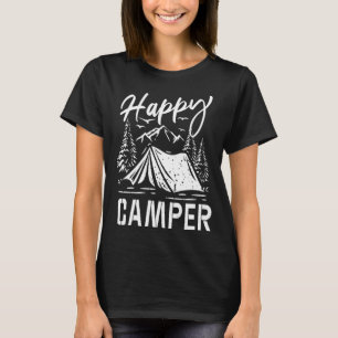 Camping Liebe Natur Rucksack Camp mit Zelt Outdoor T-Shirt