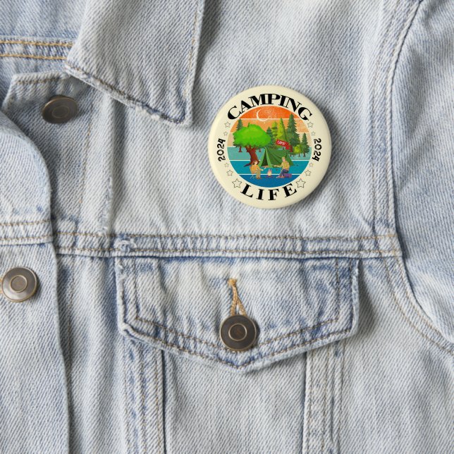 Camping Life Button (Beispiel)