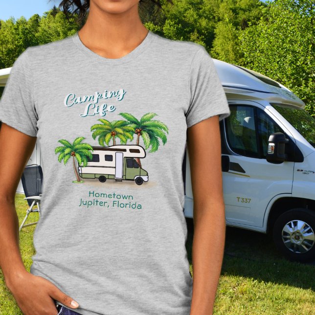 Camping Life Class C Motorhome Camper T - Shirt (Von Creator hochgeladen)