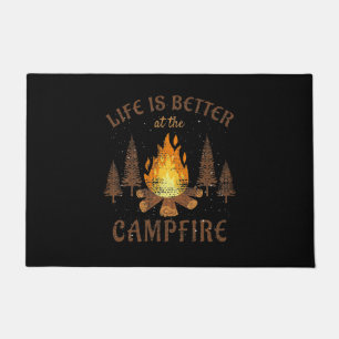 Camping - Life is Better by the Campfire Fußmatte