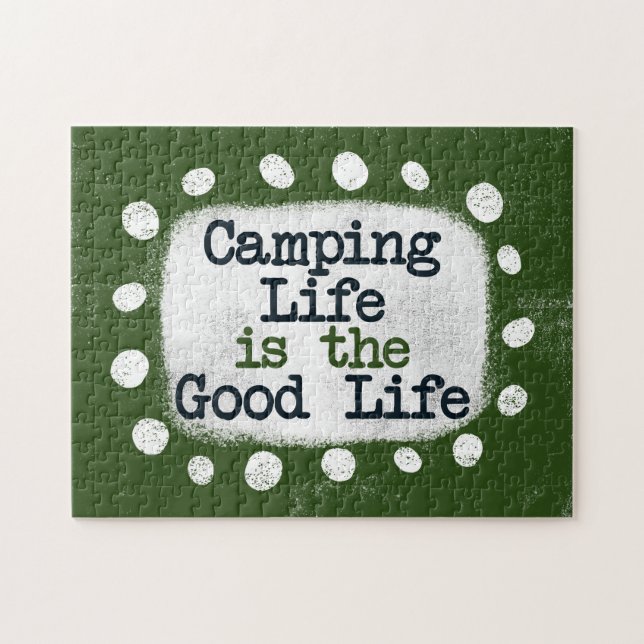 Camping Life ist das gute Leben Jigsaw Puzzle (Horizontal)