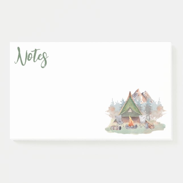 Camping Life Post-it Klebezettel (Vorderseite)