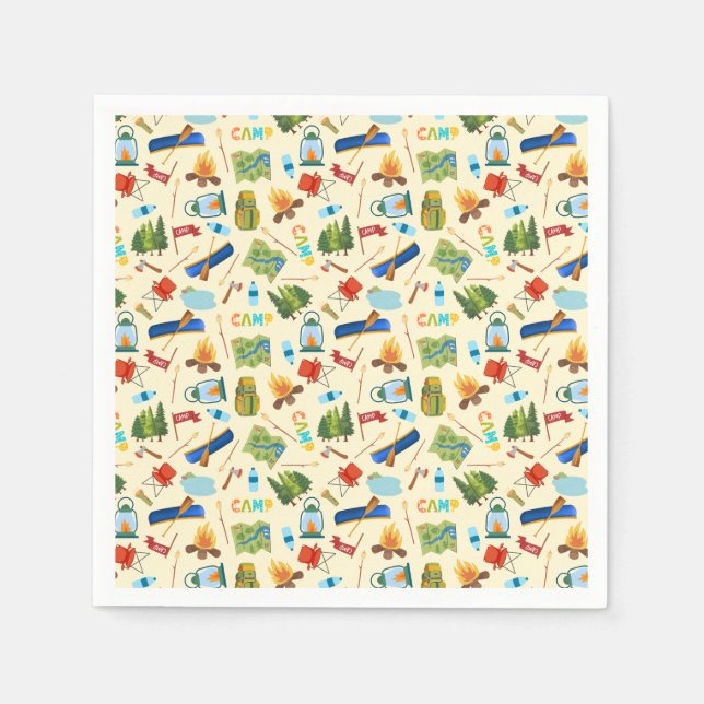 Camping Life Serviette (Vorderseite)
