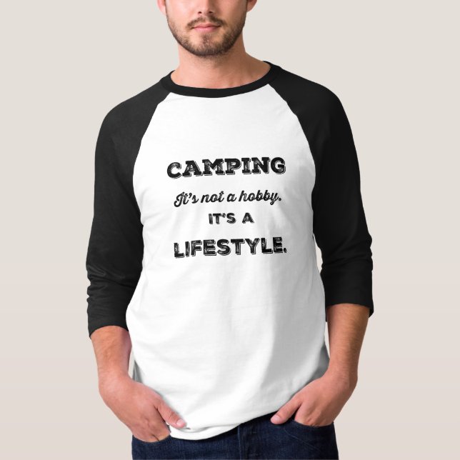 Camping Lifestyle T-Shirt (Vorderseite)