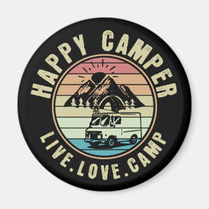 Camping - Live. Liebe. Lager im Freien Magnet